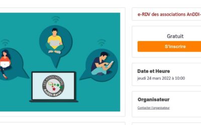 Visioconférence: les démarches MDPH 24 mars 2022 12h30